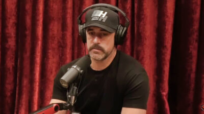 Aaron Rodgers speaking on podcasts