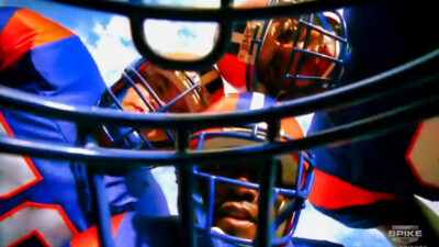 Still from 'Blue Mountain State' intro