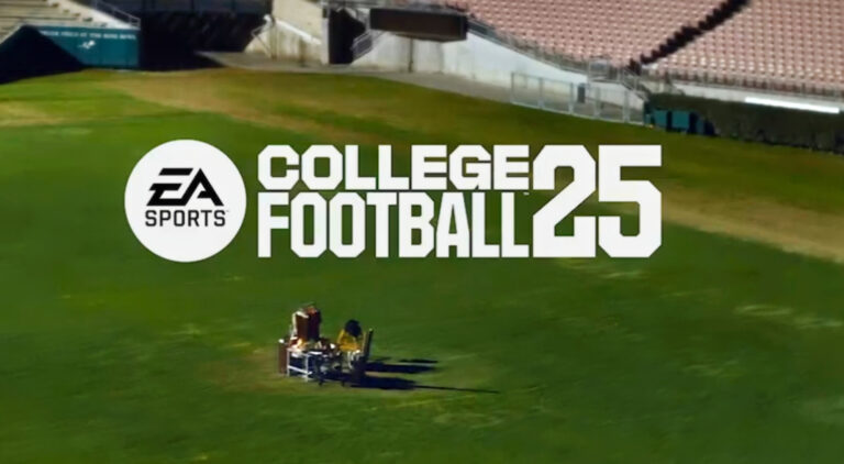 College Football 25 signage