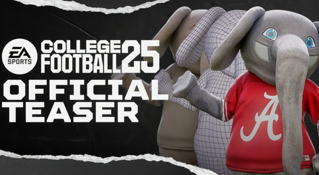 EA Sports College Football 25 teaser graphic