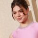 Hailee Steinfeld posted pink dress