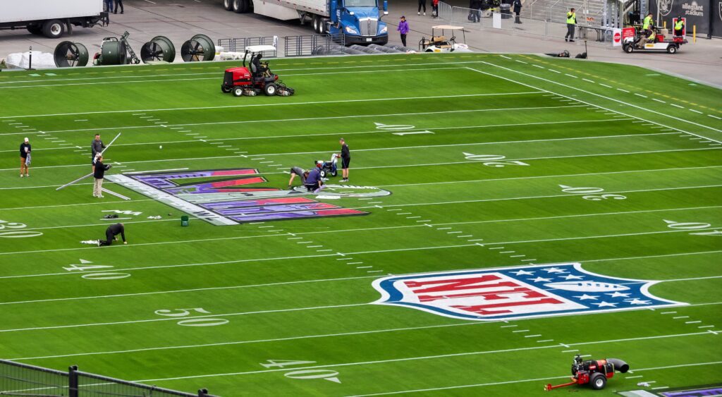 The field for Super Bowl 58.