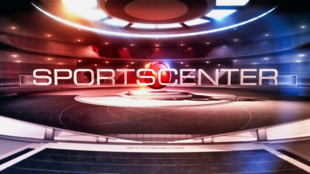 The ESPN Sportscenter logo. Longtime Anchor John Anderson recently announced his retirement.