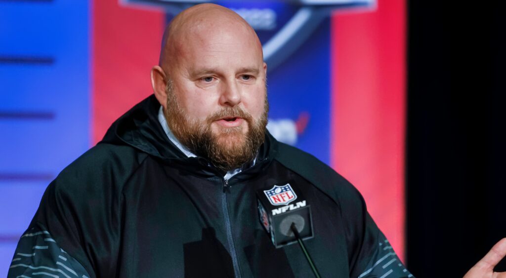 New York Giants head coach Brian DaBoll at press conference