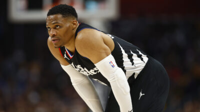 Russell Westbrook playing Bsaketball