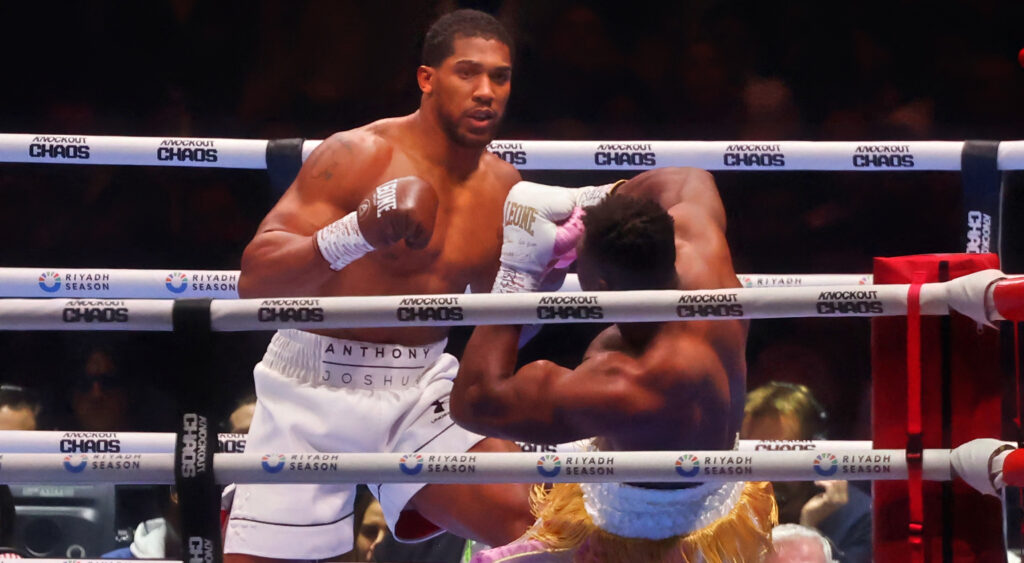 Anthony Joshua delivers knockout blow to Francis Ngannou