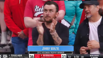 Johnny Manziel clapping
