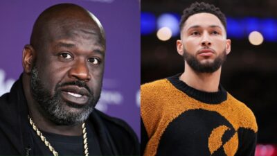 Ben Simmons and Shaquille O'Neal