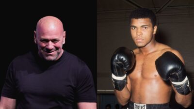 Dana White and Muhammad Ali