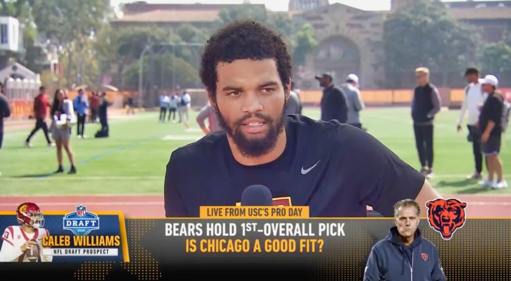 Caleb Williams Breaks His Silence On Likely Being Drafted First Overall By The Chicago Bears