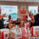 Deion Sanders and Deiondra eating at KFC