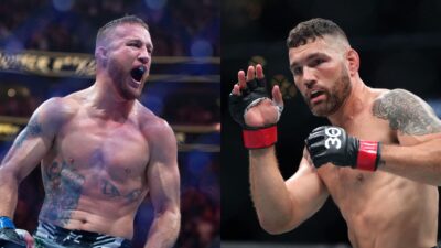 Justin Gaethje and Chris Weidman