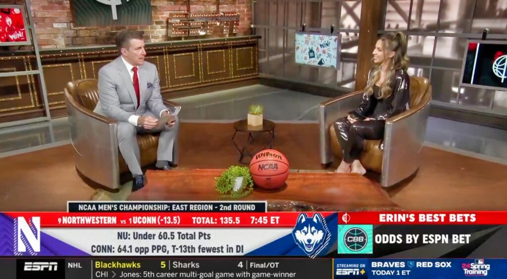 ESPN's Rece Davis and Erin Dolan talk gambling.