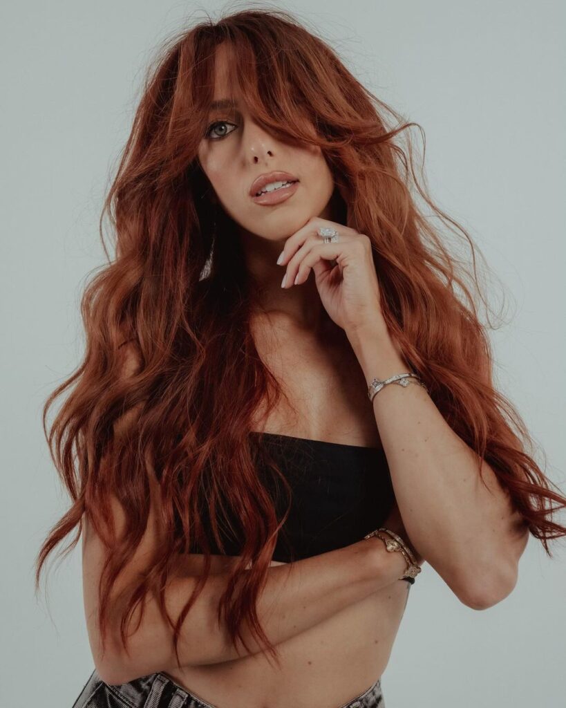 Brittany Mahomes with red hair