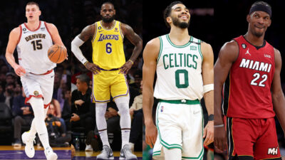 Los Angeles Lakers, Denver Nuggets, Boston Celtics, Miami Heat