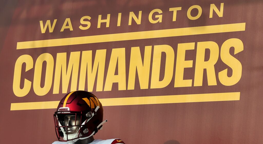 Washington Commanders name and mannequin 