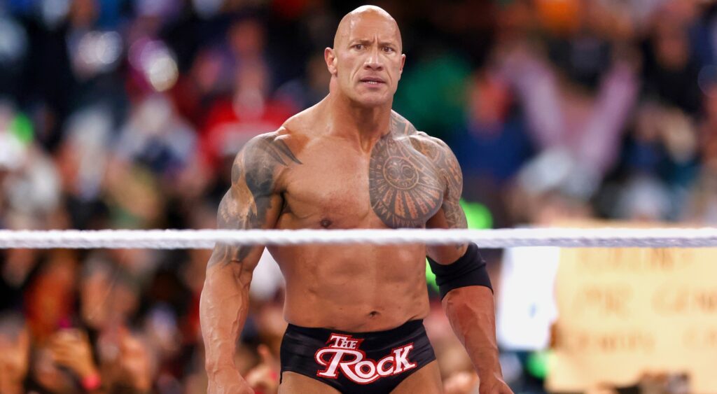 The Rock at Wrestlemania