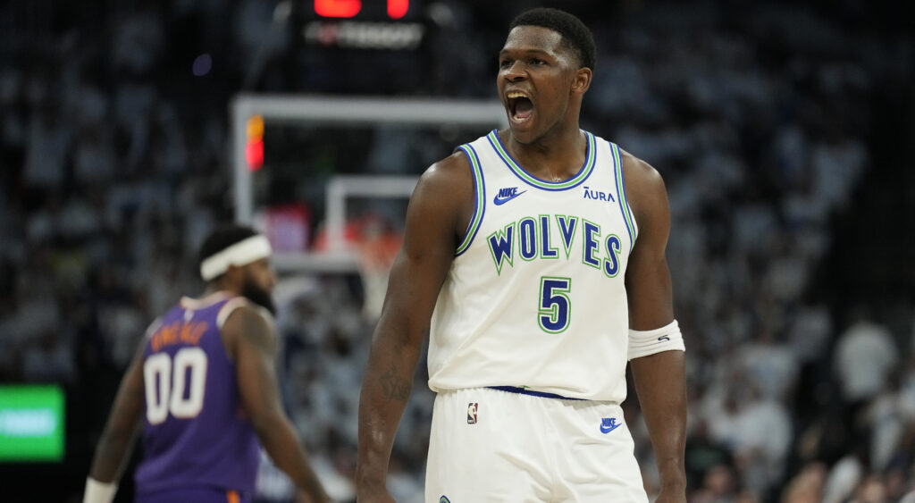 Anthony Edwards shines as Timberwolves cruise past the Suns in Game 1