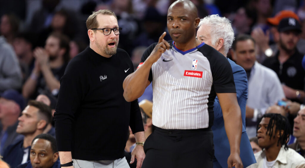Nick Nurse's timeout call was ignored