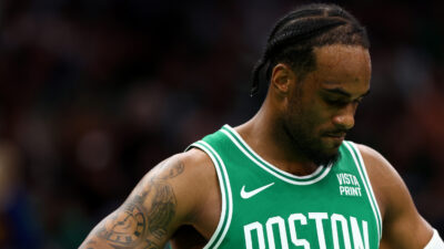 Boston Celtics player Oshae Brissett