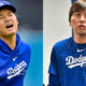 Photos of Shohei Ohtani and Ippei Mizuhara in Dodgers gear