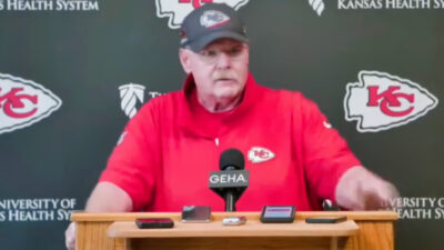 Andy Reid speaking at press conference