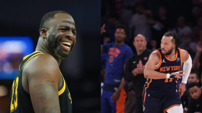 Draymond Green laughs at Knicks