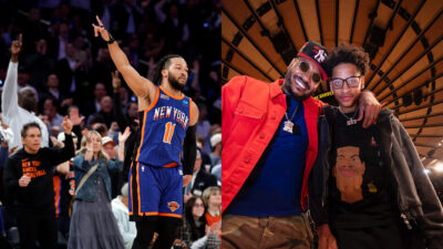 Carmelo Anthony enjoys Knicks victory