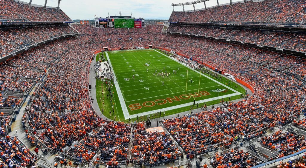Denver Broncos stadium view
