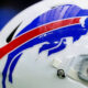 Buffalo Bills logo on helmet