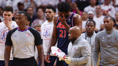 Agents Are Cautioning Star Players Eyeing the Philadelphia 76ers About Joel Embiid’s Injury-Plagued Playoff History