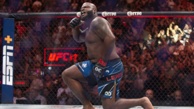 Derrick Lewis Teases WWE Move After Scoring Knockout