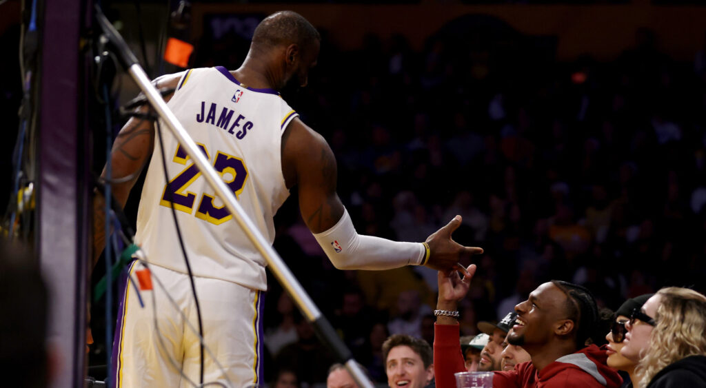 LeBron James Is Unlikely to Leave the Los Angeles Lakers to Join a Different Team With Bronny James