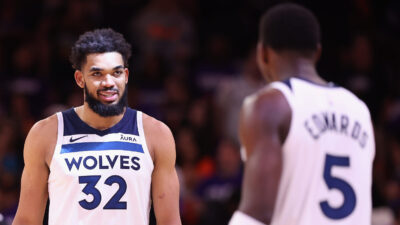 Karl-Anthony Towns dismisses feud rumor with Anthony Edwards