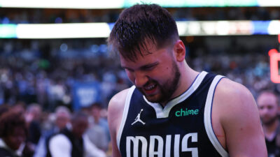 Luka Doncic reveals banged up state