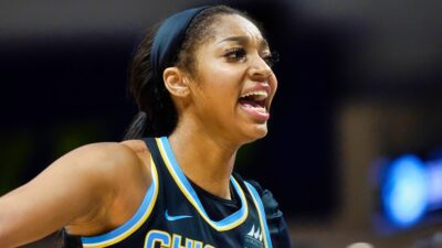 Angel Reese in Chicago Sky uniform