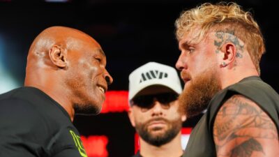 Jake Paul and Mike Tyson face-off