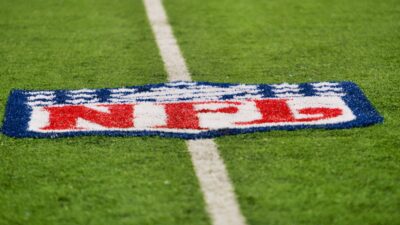 NFL Logo on ground