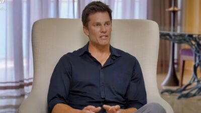 Tom Brady during interview