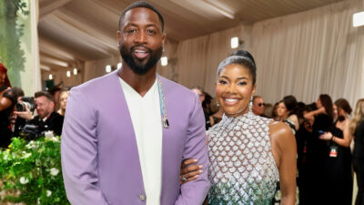 Dwyane Wade and Gabrielle Union posing together