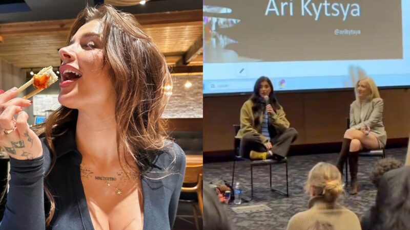 Parents & Professors Furious After OnlyFans Model Ari Kytsya Invited to