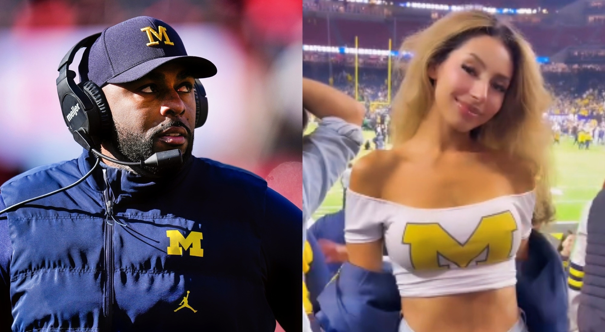 Sherrone Moore Wasted No Time DMing OnlyFans Model After He Was