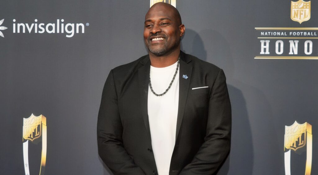 Marcellus Wiley on the red carpet