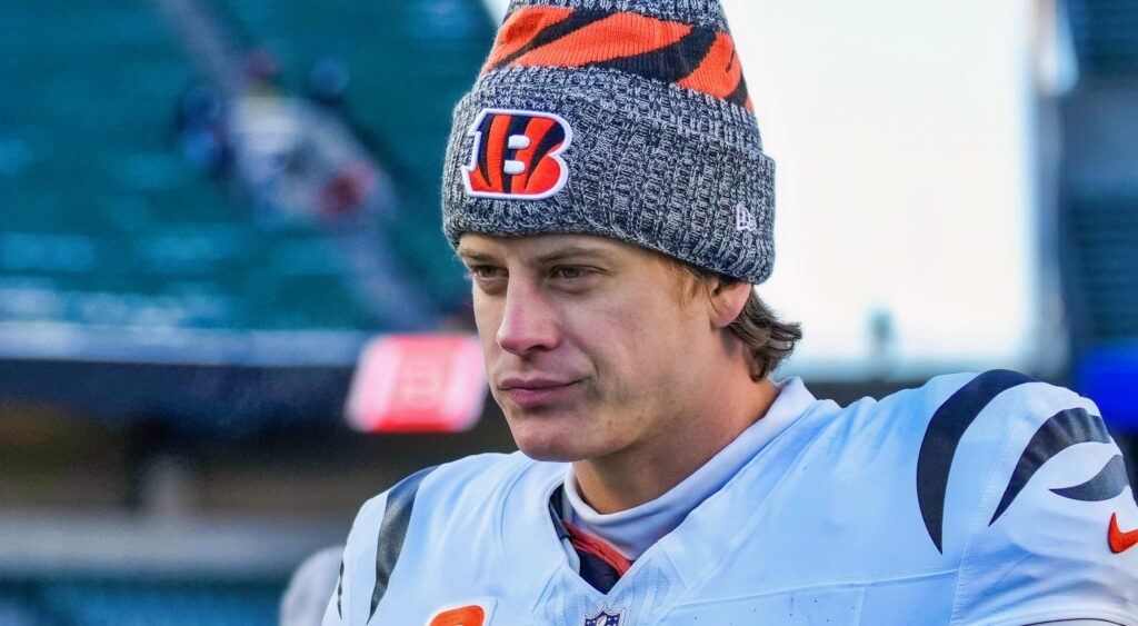 Cincinnati Bengals quarterback Joe Burrow in uniform