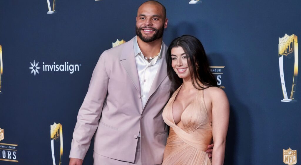Dak Prescott and Sarah Jane Ramos.