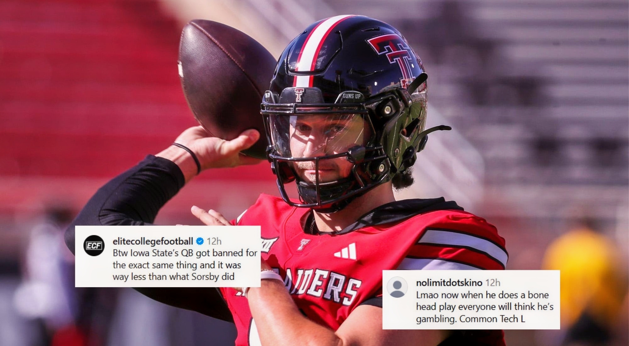 Fans Turn On Brendan Sorsby As Texas Tech Faces Growing Backlash fans-turn-on-brendan-sorsby-as-texas-tech-faces-growing-backlash