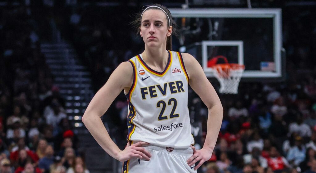 Caitlin Clark Couldn't Hide Her Embarrassment After Getting Thrown Under the Bus in Hilarious Postgame Interview