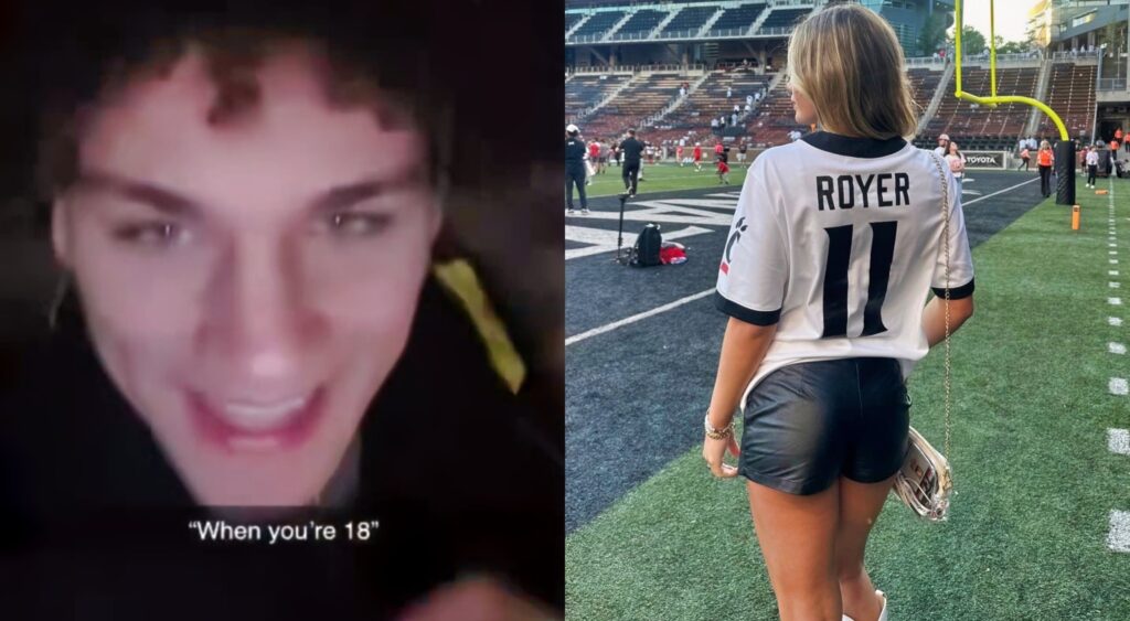 Joe Royer and Rilee Stepp split image