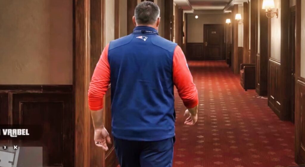 Mike Vrabel's back