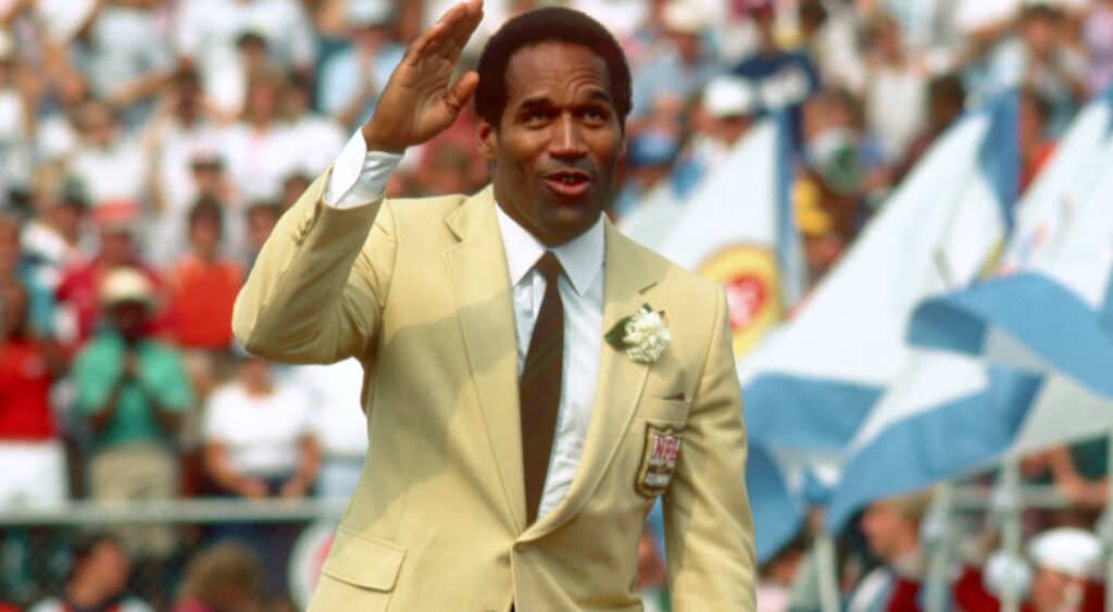 OJ Simpson waving